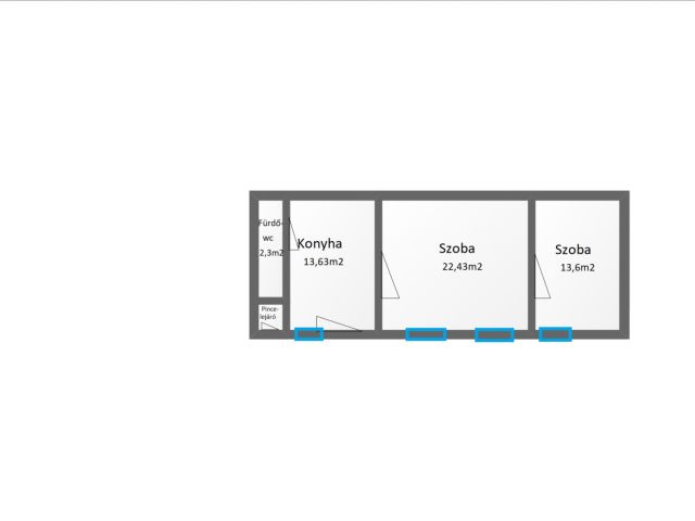 RÁKOSPALOTA 53 M² + KERT + PINCE – HÁZRÉSZ: 49,9 M FT!